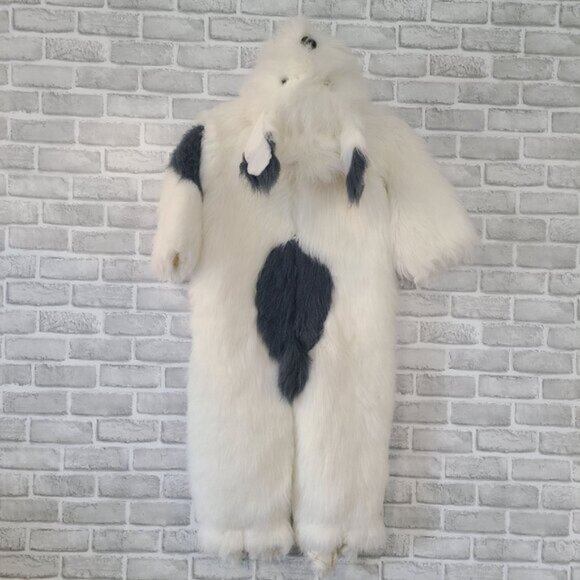 Vtg Warm Halloween Costume Shaggy Sheep Dog L 6-7 Plush Sheepdog Costco Dressup - Picture 3 of 9